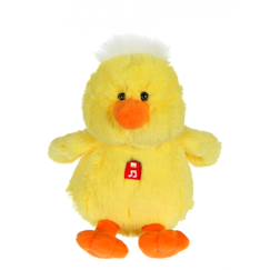 Jouet-Premier âge-Peluche - les pakidoo sonores  en peluche 15 cm - poussin