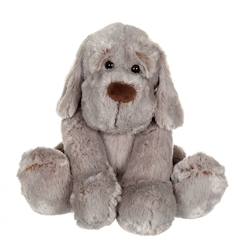 -Peluche - peluche chien flatoutou blanc - 50 cm