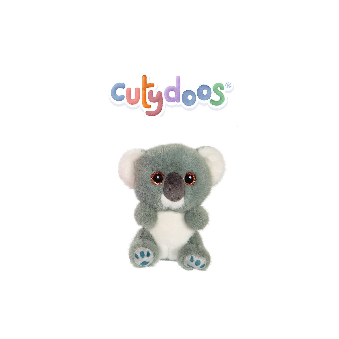 Peluche - Peluche Koala Jojo Cutydoos Vert D'eau – 13 Cm Vert