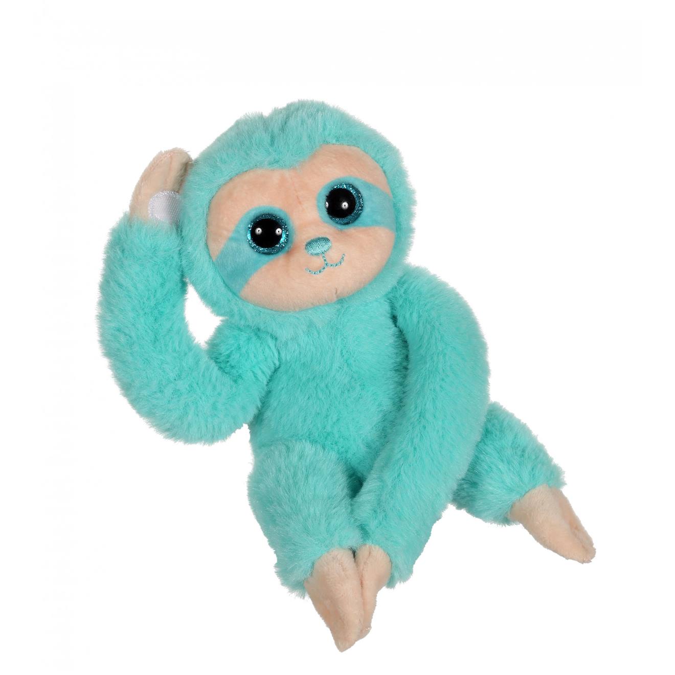 Peluche - P'tit Paresseux Vert D'eau - 16 Cm Vert