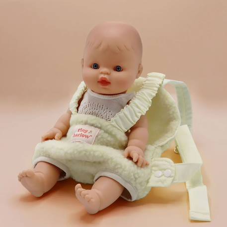 Tiny Harlow - Porte Bébé Pour Poupée Sherpa Ecru