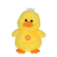 Jouet-Premier âge-Peluches-Peluche canard Ducky chanteur 24 cm