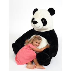 Jouet-Premier âge-Peluche géante  panda - 1m10 - noir et blanc