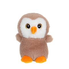 Jouet-Premier âge-Peluche - peluche chouette taupe fall friends - 15 cm
