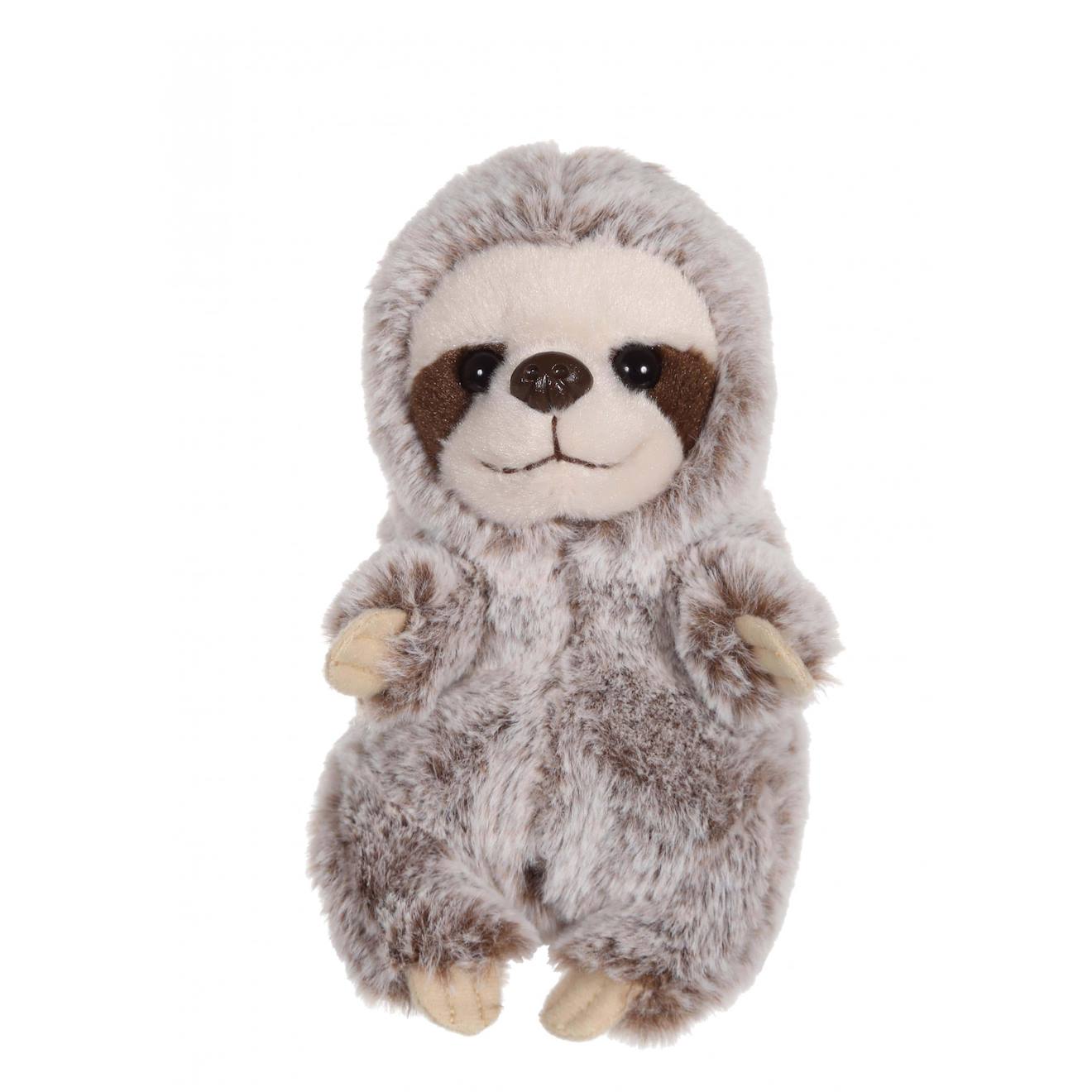 Peluche - P'tits Farouches Paresseux - 15 Cm Marron