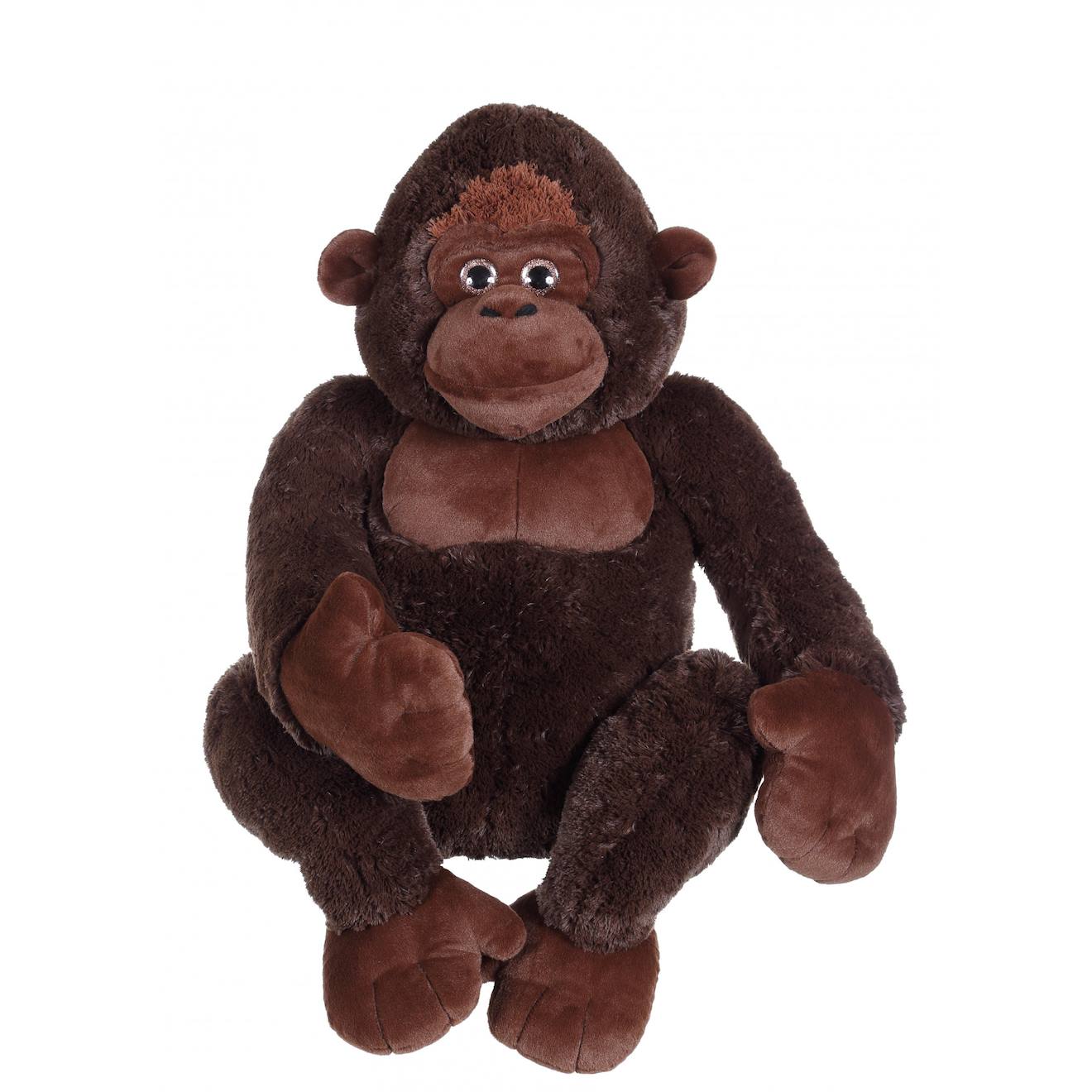 Peluche - Singe Gorille Géant - 90 Cm Marron