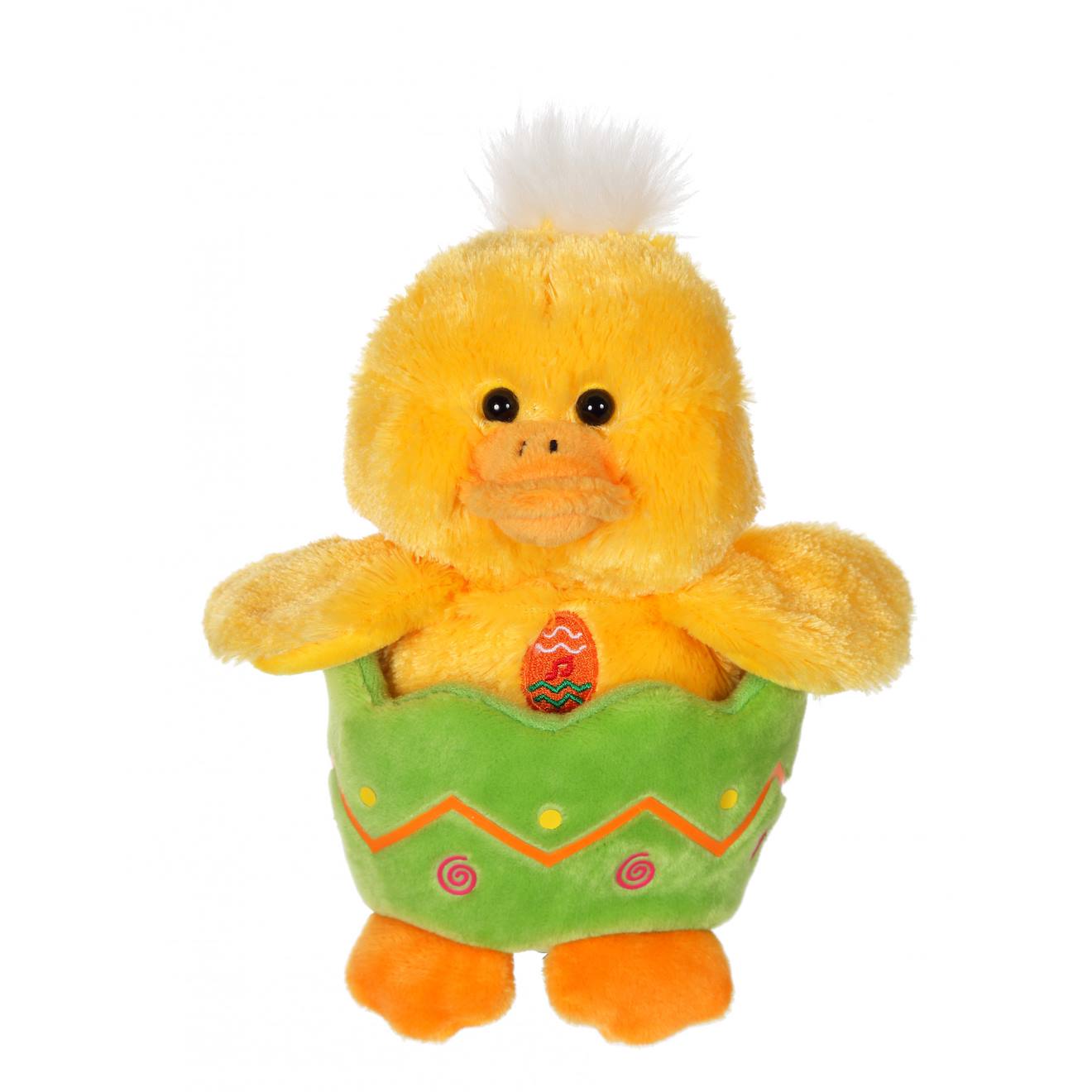 Peluche - Easter Friends Musicaux 15 Cm - Canard Jaune