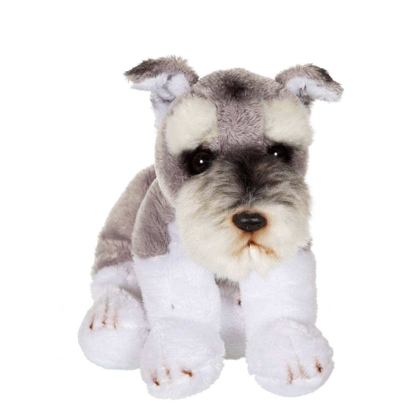 Peluche - Floppipup Schnauzer - 22 Cm Blanc