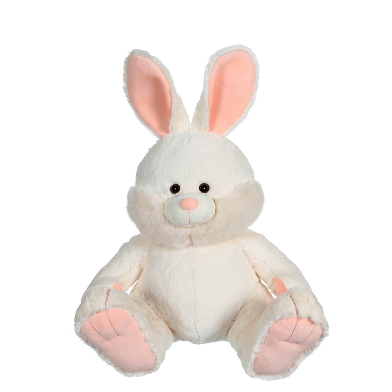 Peluche Lapin 40 Cm Beige