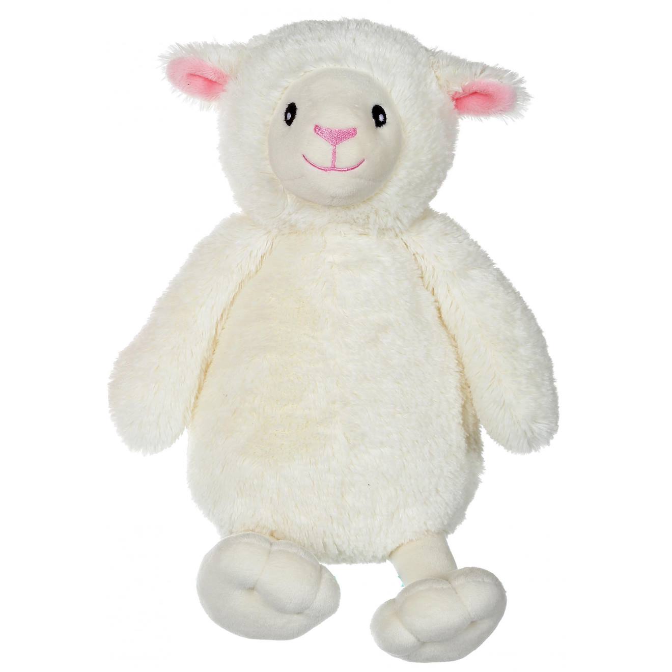 Peluche - Agneau Econimals De Pâques En Peluche Éco-conçue - 15 Cm Blanc
