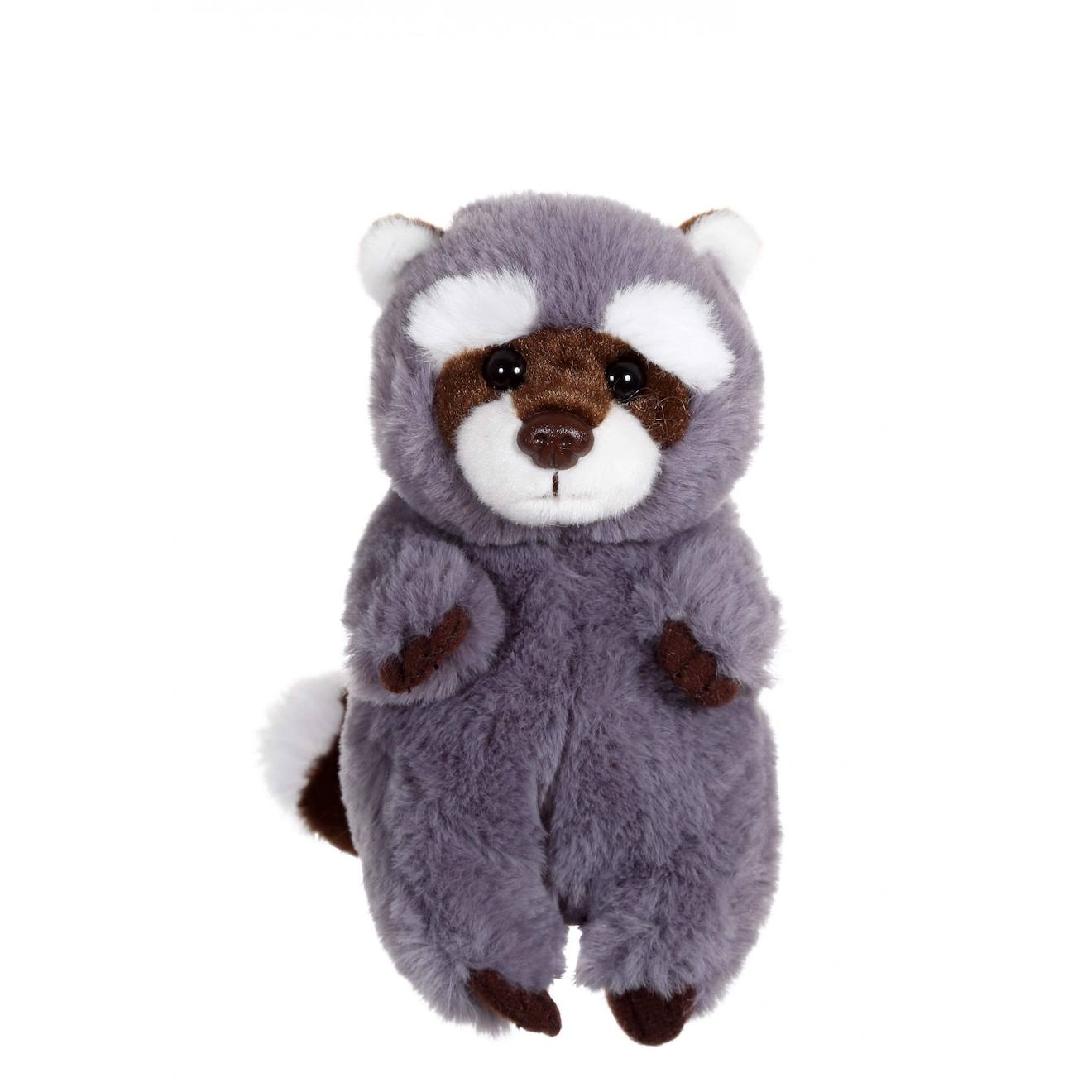 Peluche - P'tits Farouches Raton Laveur - 15 Cm Gris