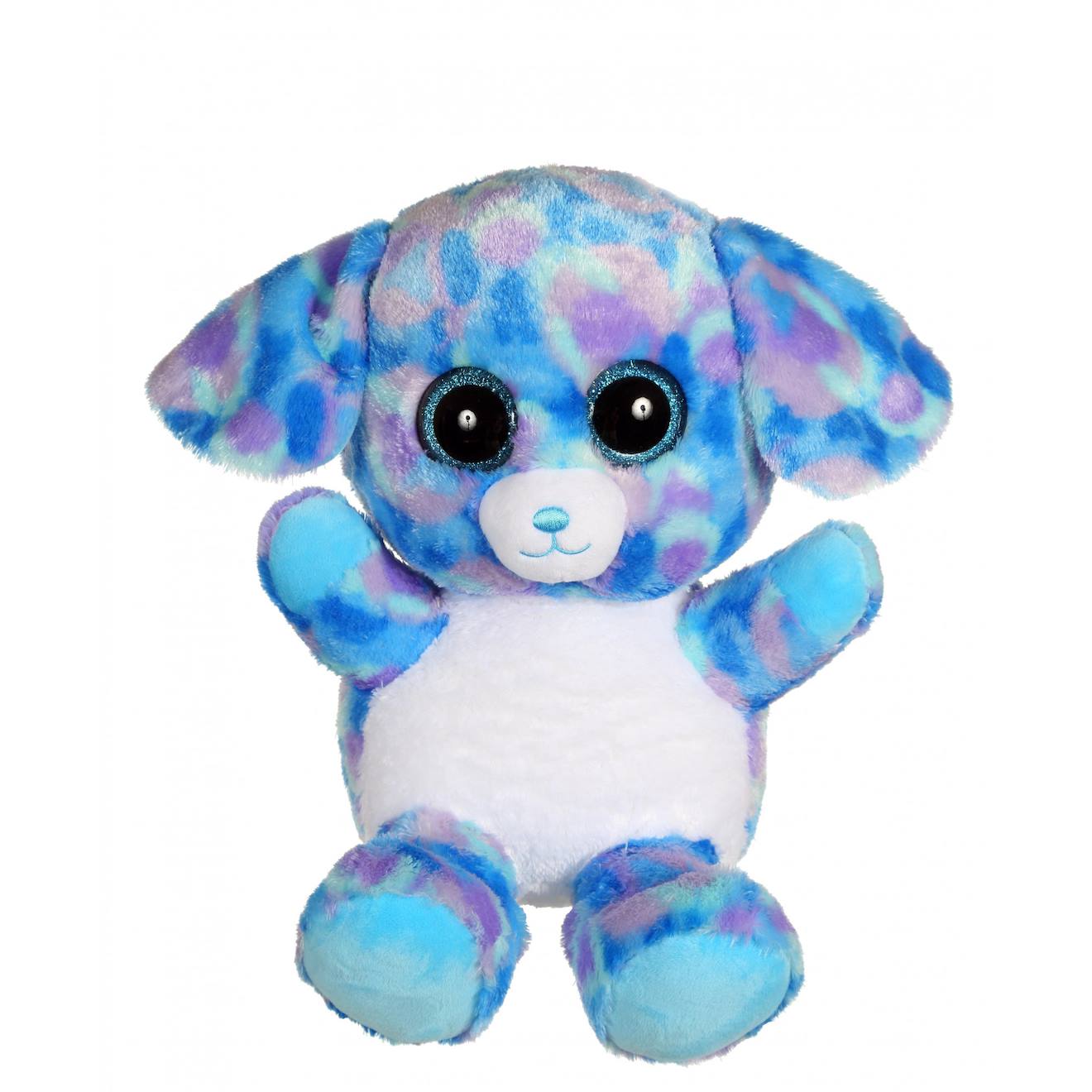 Peluche - Yoomy - Brilloo Friends Chien 30 Cm Bleu