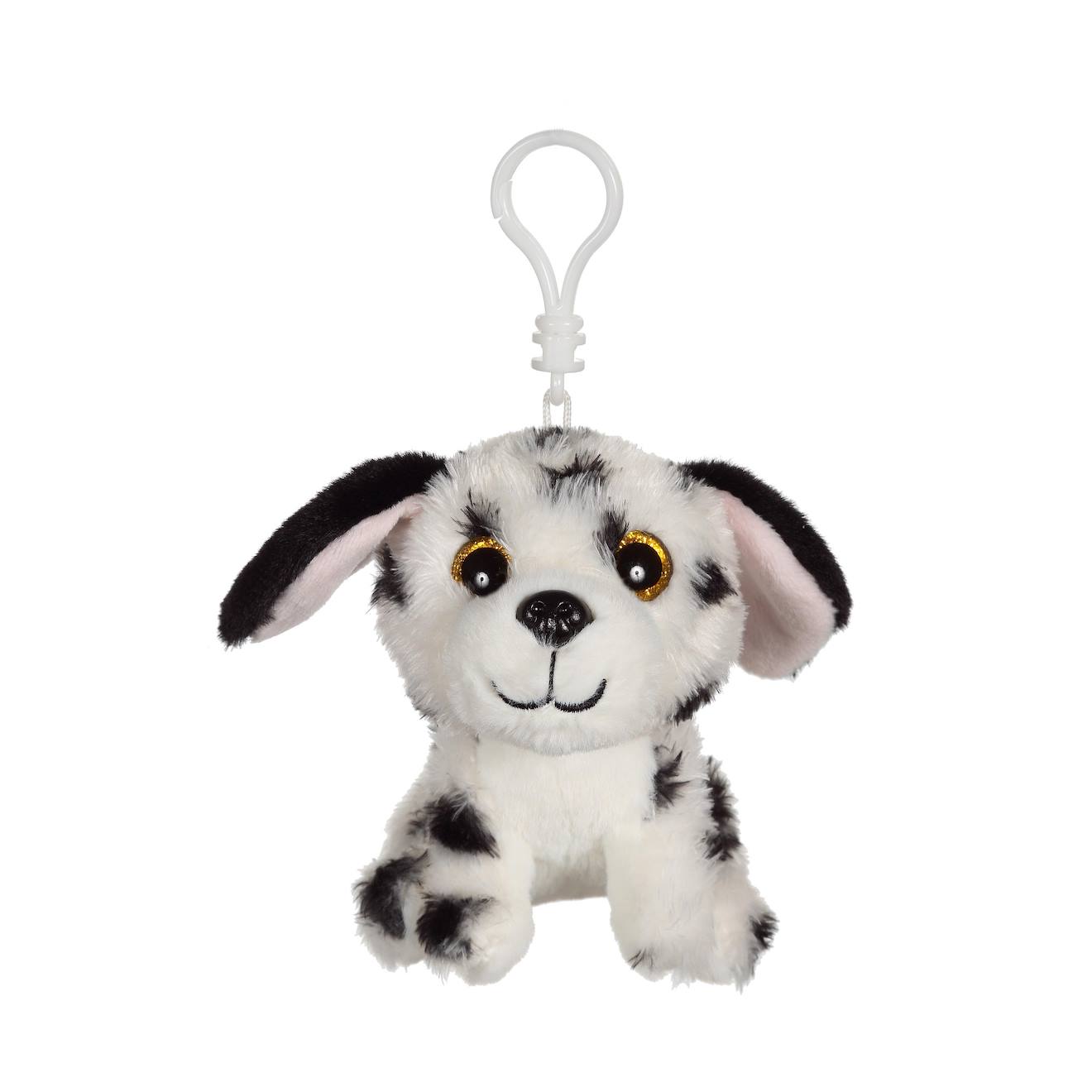 Porte-clés Chien Dalmatien 12 Cm Blanc