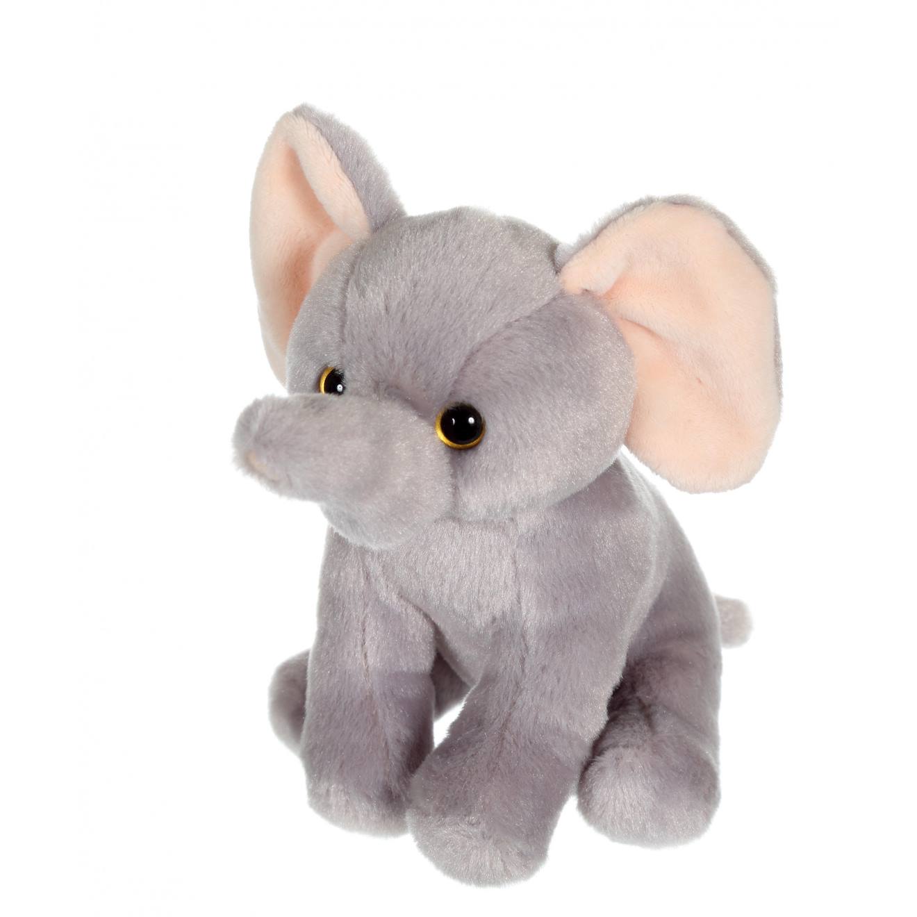 Peluche - P'tits Sauvageons 15 Cm - Éléphant Gris