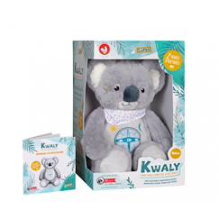 Jouet-Premier âge-Peluche - kwaly, mon koala conteur d'histoires - peluche à fonctions 34 cm