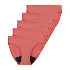 Lot de 5 culottes menstruelles  fille  - vertbaudet enfant