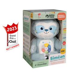 Peluche - siméon, mon conteur d'emotions - peluche interactive musicale et conteuse d'histoires - 28 cm  - vertbaudet enfant