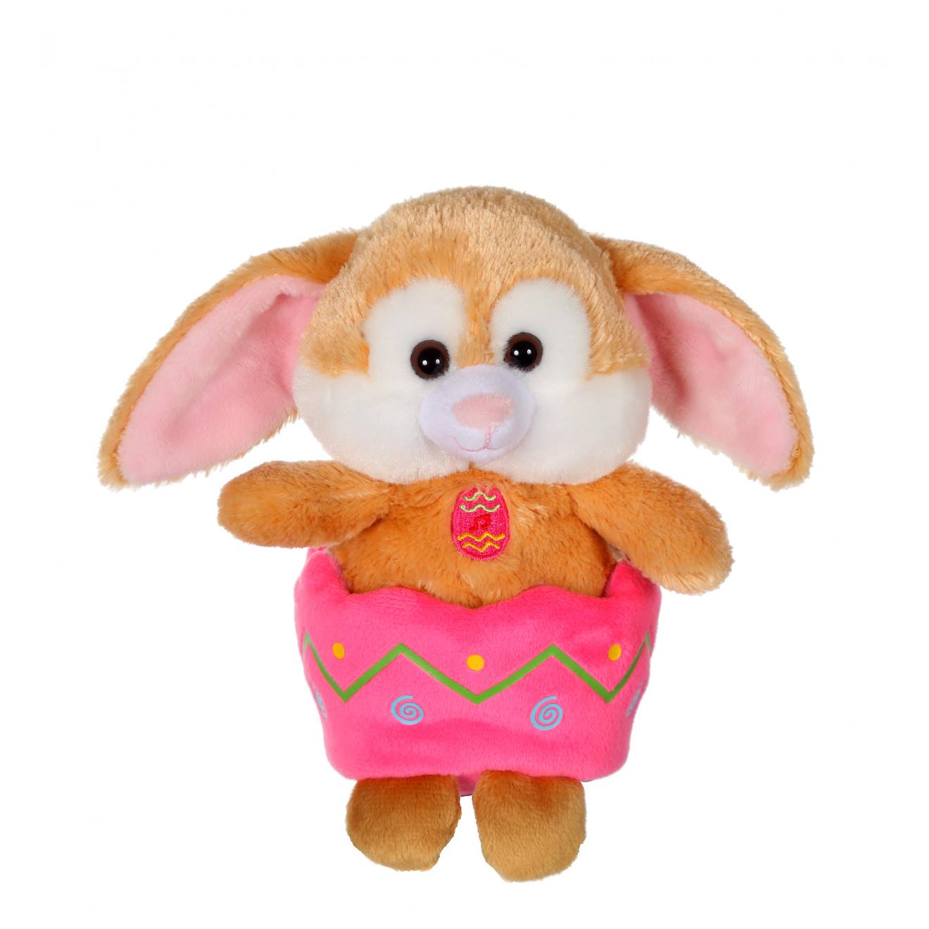 Peluche - Easter Friends Musicaux 15 Cm - Lapin Marron