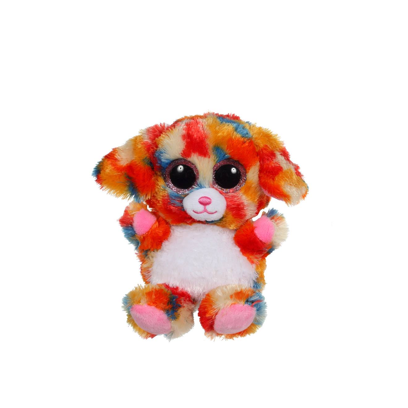 Peluche - Looksy - Brilloo Friends Chien 13 Cm Orange