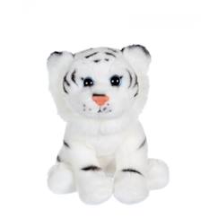 Jouet-Premier âge-Peluche - p'tits sauvageons 15 cm - tigre blanc