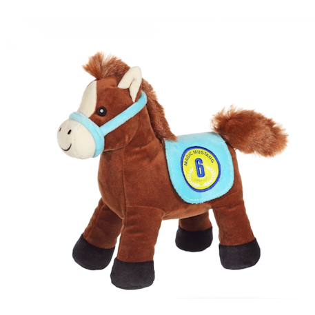 Peluche - race poneez sonore 22cm Bleu+Bleu clair+Corail+Foncé - Bleu clair+Jaune+Jaune - orange+Jaune - rouge+Orange+Rouge+Rouge - violet+Vert+Violet 13 - vertbaudet enfant 