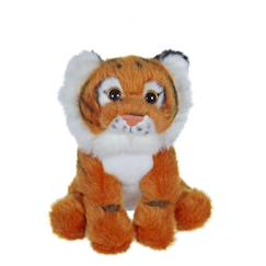 Jouet-Premier âge-Peluches-Peluche - p'tits sauvageons 15 cm - tigre