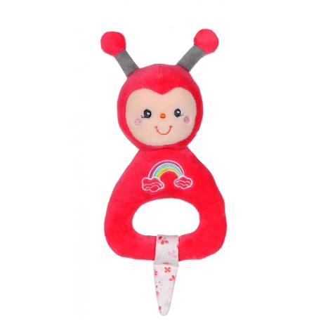 Hochet rainbow coccinelle - 15 cm Rouge 1 - vertbaudet enfant 