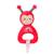 Hochet rainbow coccinelle - 15 cm Rouge 1 - vertbaudet enfant 