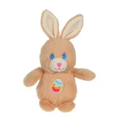 Jouet-Premier âge-Peluche sonore lapin - Les amis de pâques 13 cm