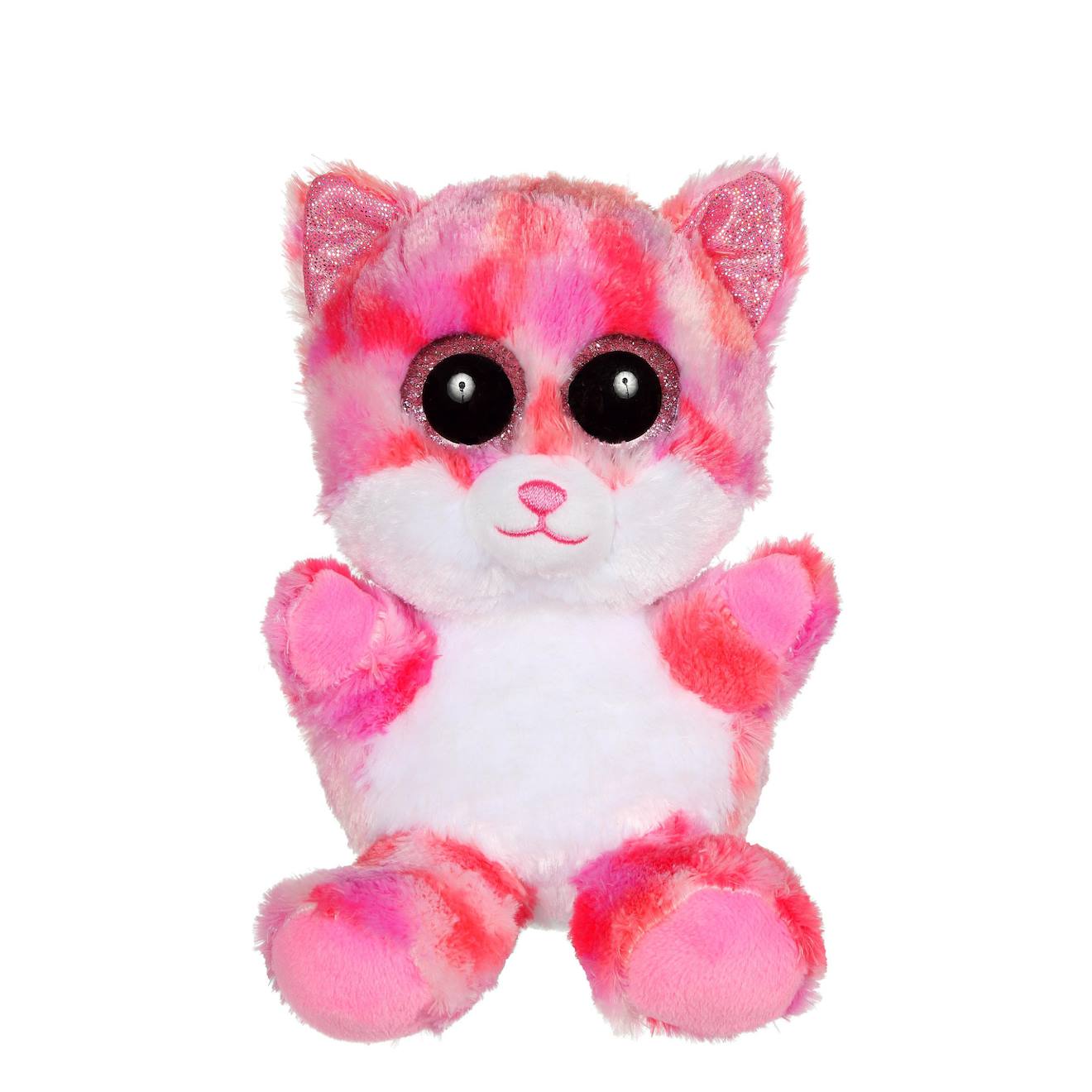 Peluche Chat Extra Douce - Roomy - 23 Cm Rose