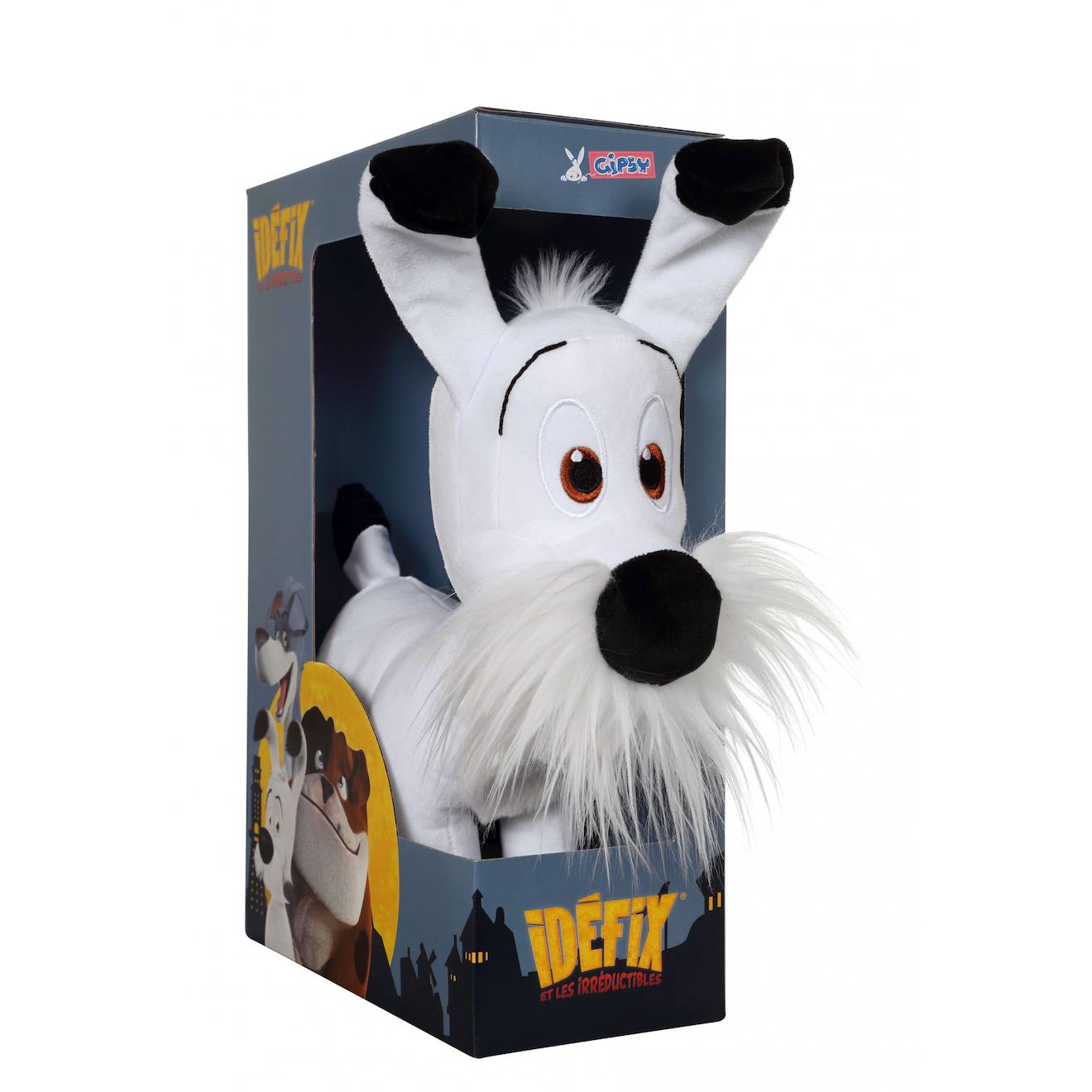 Peluche - Chien Idéfix - Idéfix Et Les Irréductibles 30 Cm - Boîte Cadeau Blanc