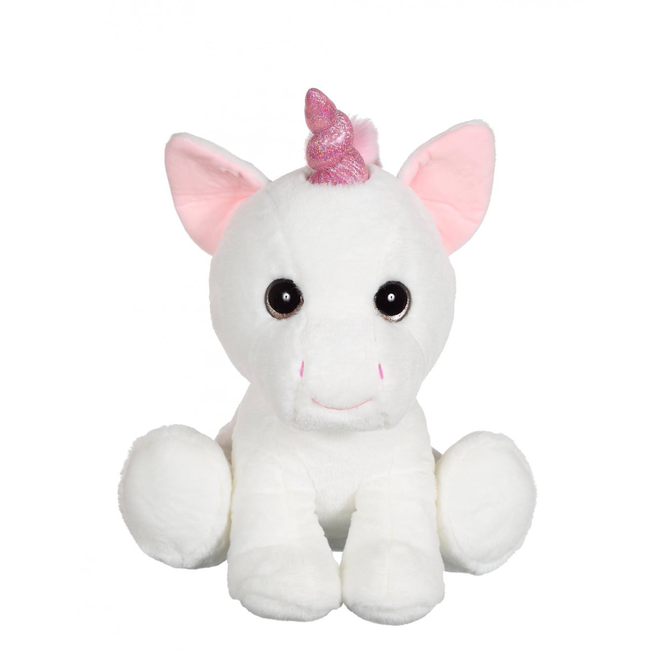 Peluche Licorne - 22cm Rose