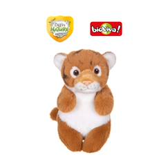Jouet-Premier âge-Peluches-Peluche défis nature protect - tigre du bengale - 15 cm Collaboration Bioviva