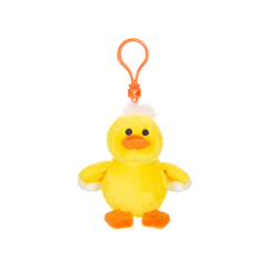 Jouet-Premier âge-Porte-clés en peluche canard easter 8 cm