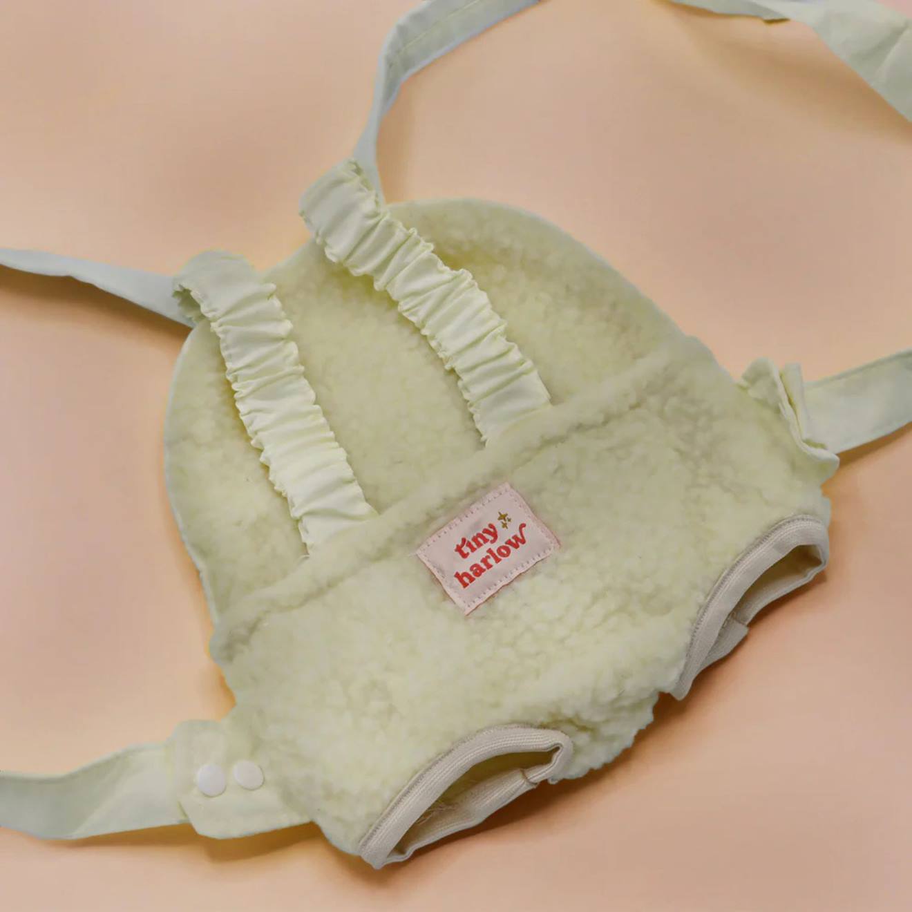 Porte Bébé Pour Poupée Sherpa Ecru (Tiny Harlow) - Image 1