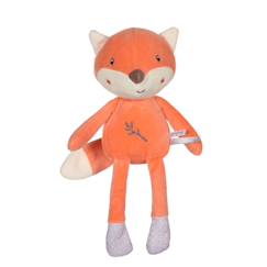 Jouet-Peluche - pantin bamboo bebe renard - 24 cm s/carte