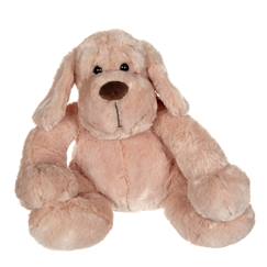 Jouet-Premier âge-Peluche - peluche chien flatoutou blanc - 50 cm