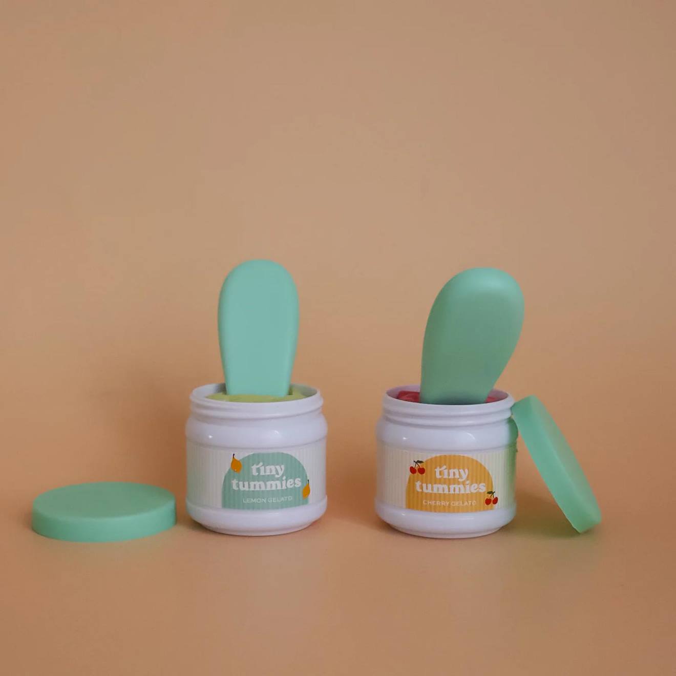 Duo De Glaces Pour Poupée Blanc, Vert (Tiny Harlow) - Image 1