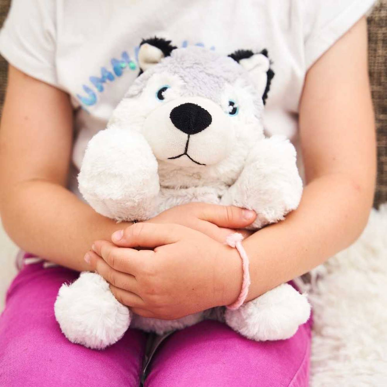 Bouillotte Husky Blanc