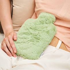 -Bouillotte micro-ondes vert pastel