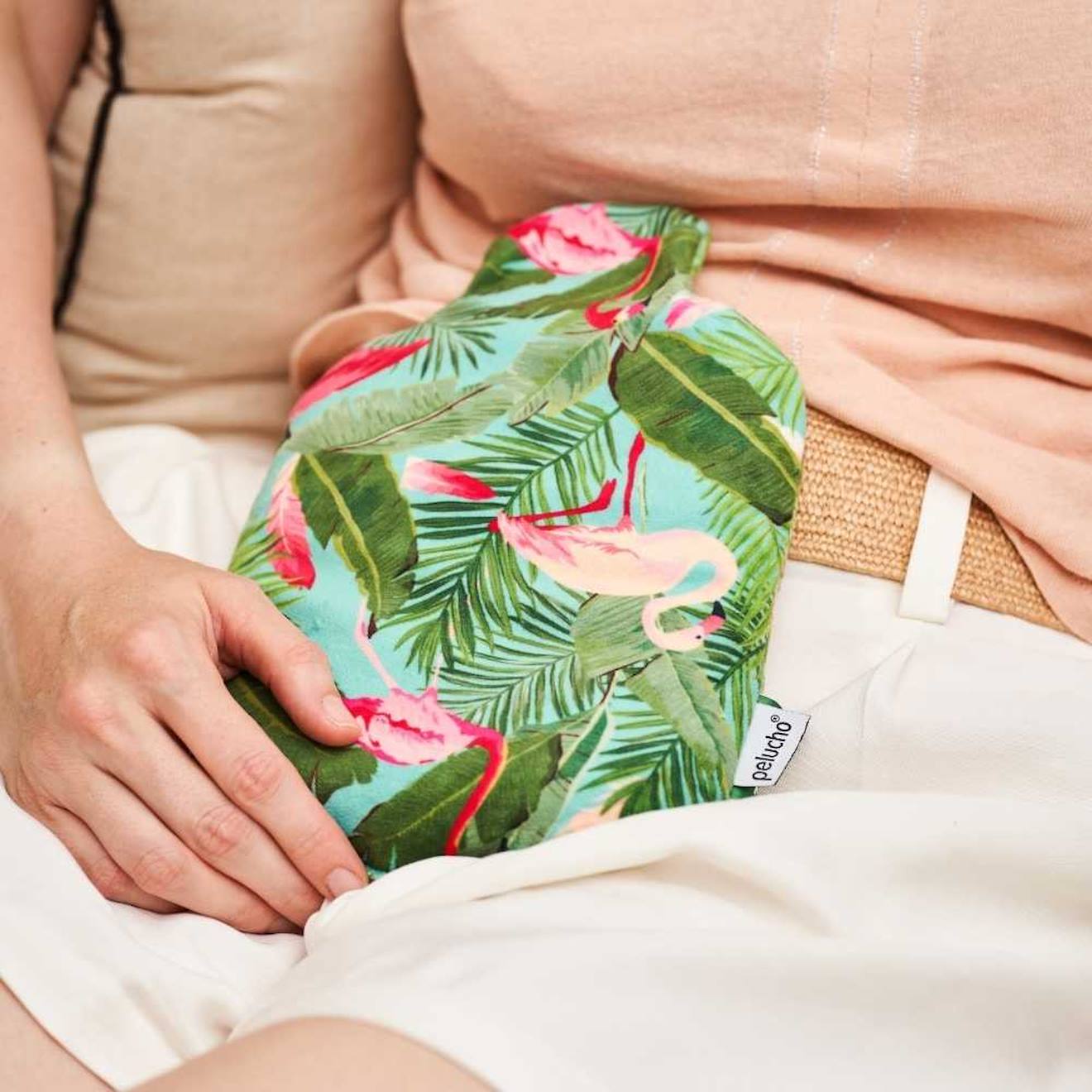 Bouillotte Micro-ondes Tropical Vert Vert