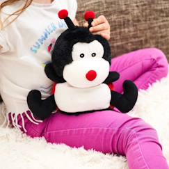 -Peluche bouillotte coccinelle