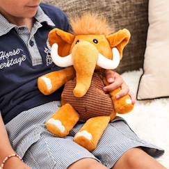Jouet-Premier âge-Peluches-Peluche bouillotte mammouth