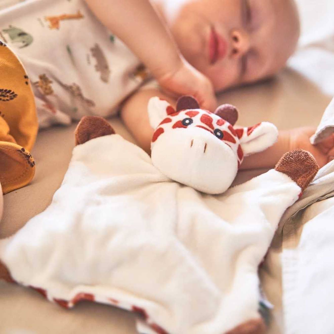 Bouillotte Bébé Girafe Beige