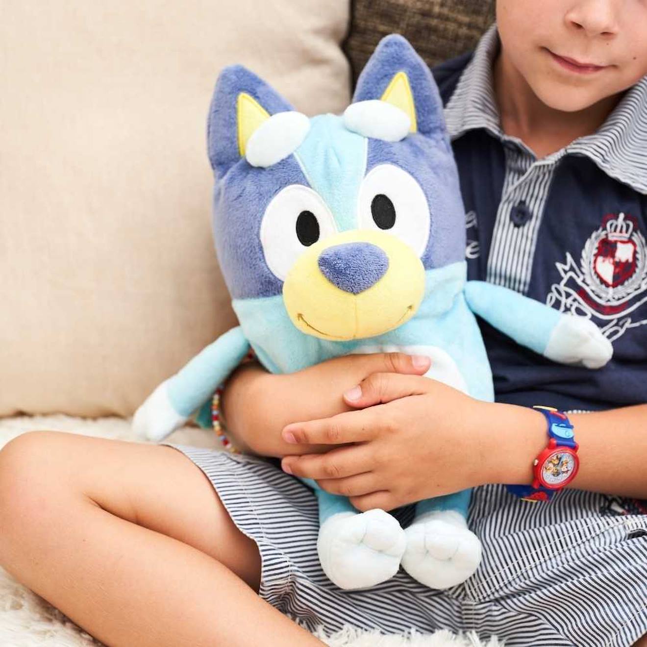 Pelucho Peluche Bouillotte Bluey Marron