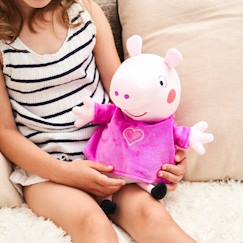 -Peluche bouillotte peppa pig rose