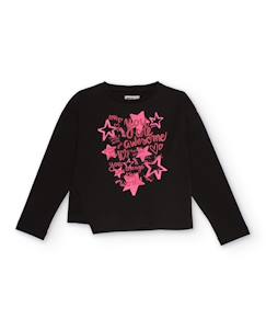 Lot De 2 T-shirts Noirs Manches Longues Pour Fille - Taille L (10-12 Ans) - Coton Doux - Gap Kids/The Children's Place