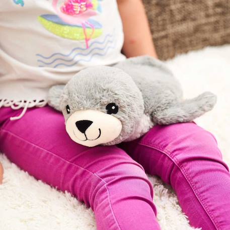 Pelucho - Peluche Bouillotte Otarie Gris