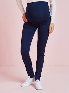 Vêtements de grossesse-Pantalon-Tregging de grossesse en toile stretch entrejambe 78