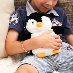 -Peluche bouillotte pingouin